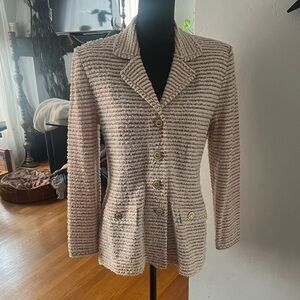 St John couture vintage tweed blazer 6